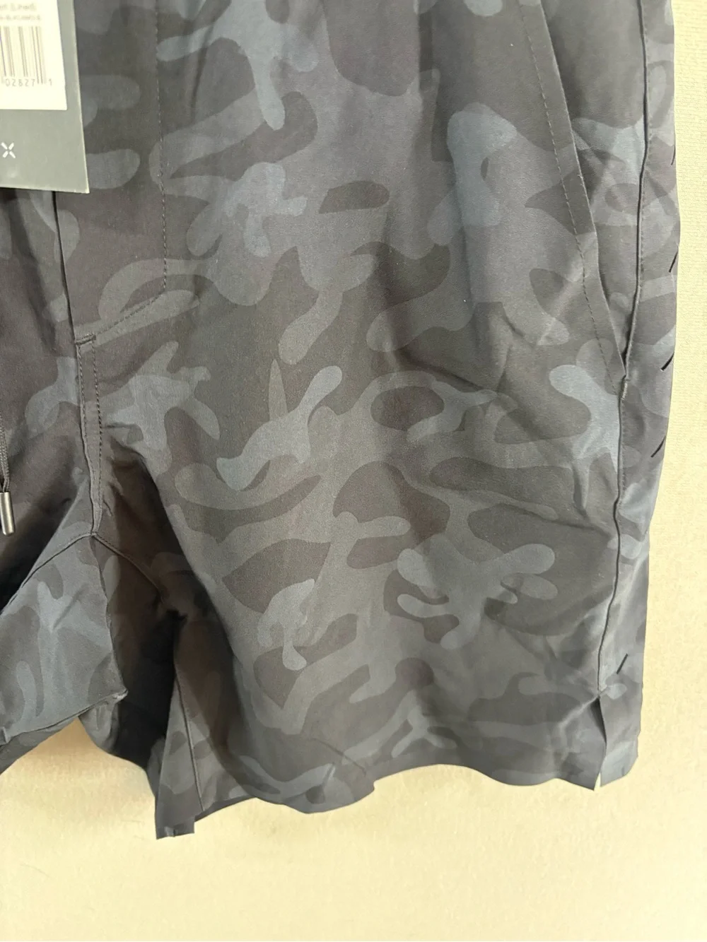 Interval Short Lined 7in BlackCamo Small Workout Gym Training
